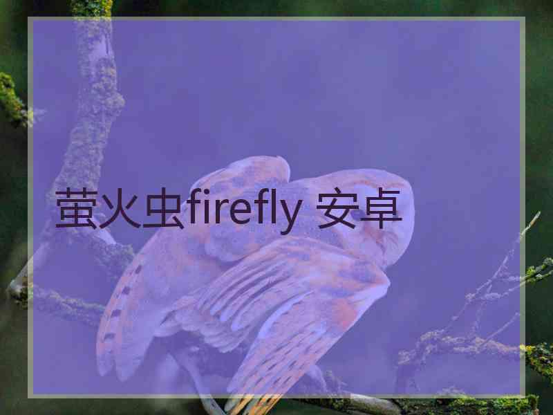 萤火虫firefly 安卓
